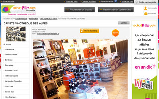 vinothequedesalpes.fr website preview
