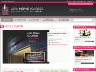 millau.intercaves.fr website preview