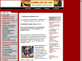 sommelier-on-line.com website preview