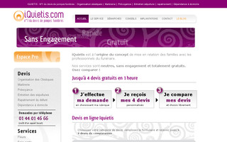 iquietis.com website preview