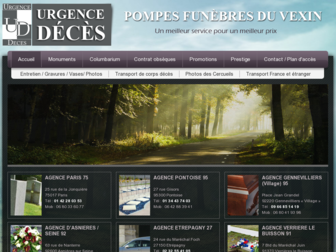 urgence-deces-devisenligne.fr website preview