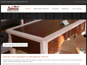 ebenisterie-agencement-debroize.fr website preview