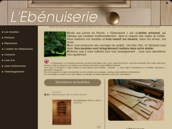 ebenuiserie.com website preview