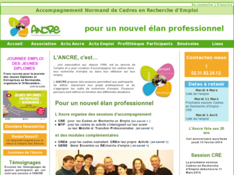 ancre-normandie.org website preview