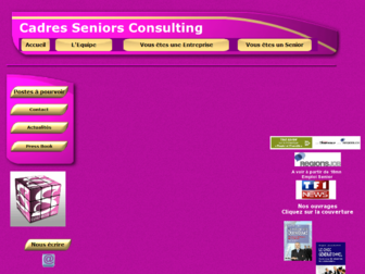cadreseniorconsulting.fr website preview