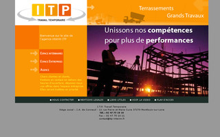 itp-travail-temporaire.fr website preview