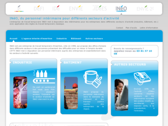 ineo-interim.fr website preview