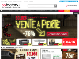 sofactory.fr website preview