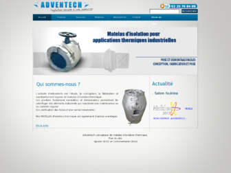 adventech.fr website preview