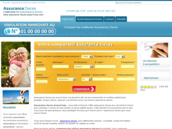 assurance-deces.assur1max.com website preview