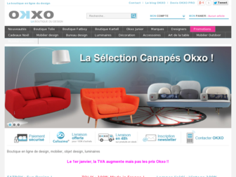 okxo.fr website preview