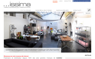 issima.fr website preview
