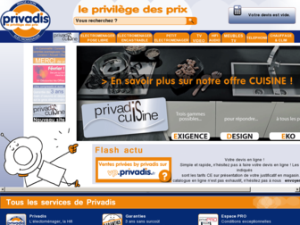 privadis.fr website preview