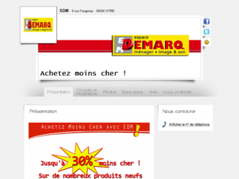 edm-vitre.fr website preview