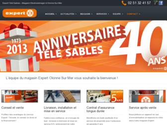 telesables.fr website preview