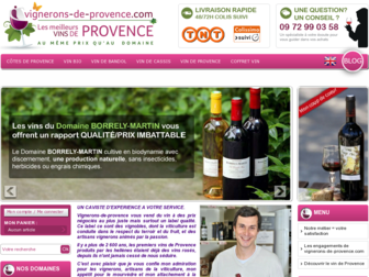 vignerons-de-provence.com website preview