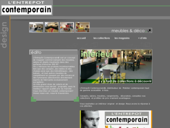 entrepot-contemporain.com website preview