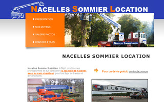 nacelles-sommier-location.com website preview