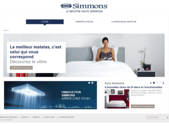 simmons-europe.fr website preview