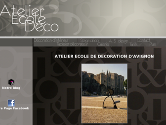 atelier-ecole-deco.com website preview