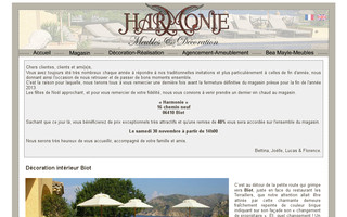 harmonie-decoration.fr website preview