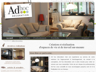 adhocdecoration.com website preview