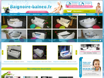 baignoire-balneo.fr website preview