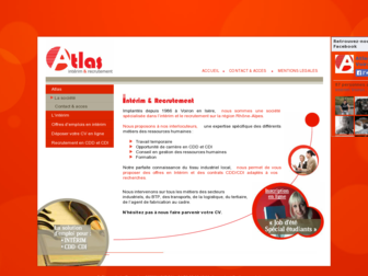 atlas-emploi.com website preview