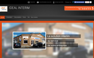 ideal-interim.com website preview