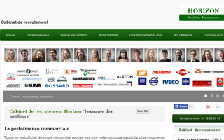recrutement-commercial.fr website preview