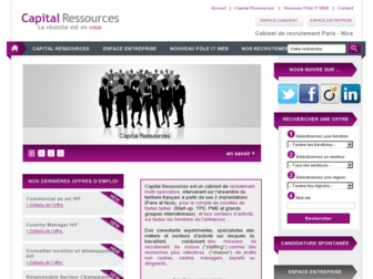 capitalressources.com website preview