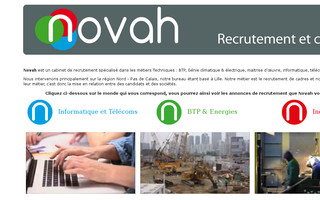 novah.fr website preview