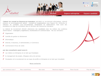 adalid.fr website preview