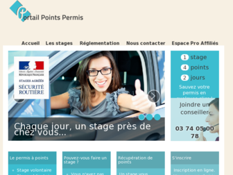 portailpointspermis.fr website preview