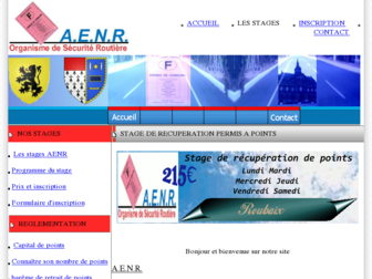 aenr.fr website preview