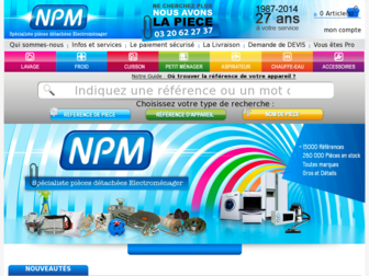 npm.fr website preview