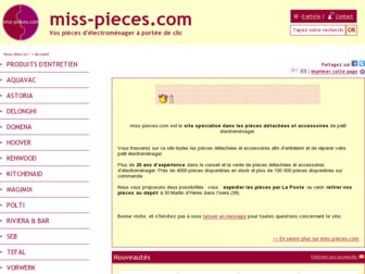 miss-pieces.com website preview