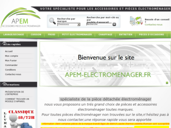 apem-electromenager.fr website preview