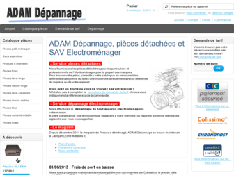 adamdepannage.fr website preview