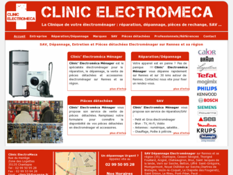 clinicelectromenager.com website preview