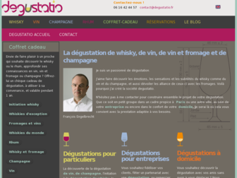 degustatio.fr website preview