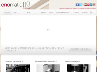 enomatic.fr website preview