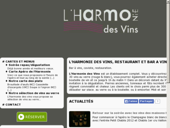 harmoniedesvins.fr website preview