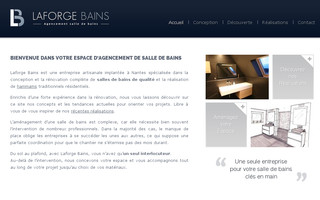 laforge-bains.fr website preview
