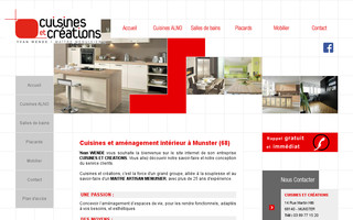 cuisines-creations.com website preview