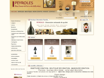 peyroles.fr website preview