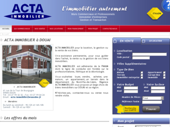 actaimmobilier.fr website preview