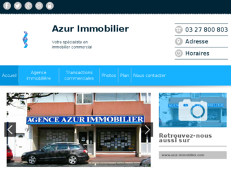 azur-immobilier.com website preview