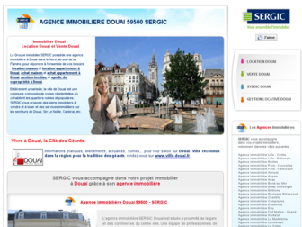 immobilier-douai-sergic.com website preview