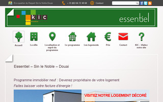 essentiel-douai.immobilierneuf-kic.fr website preview